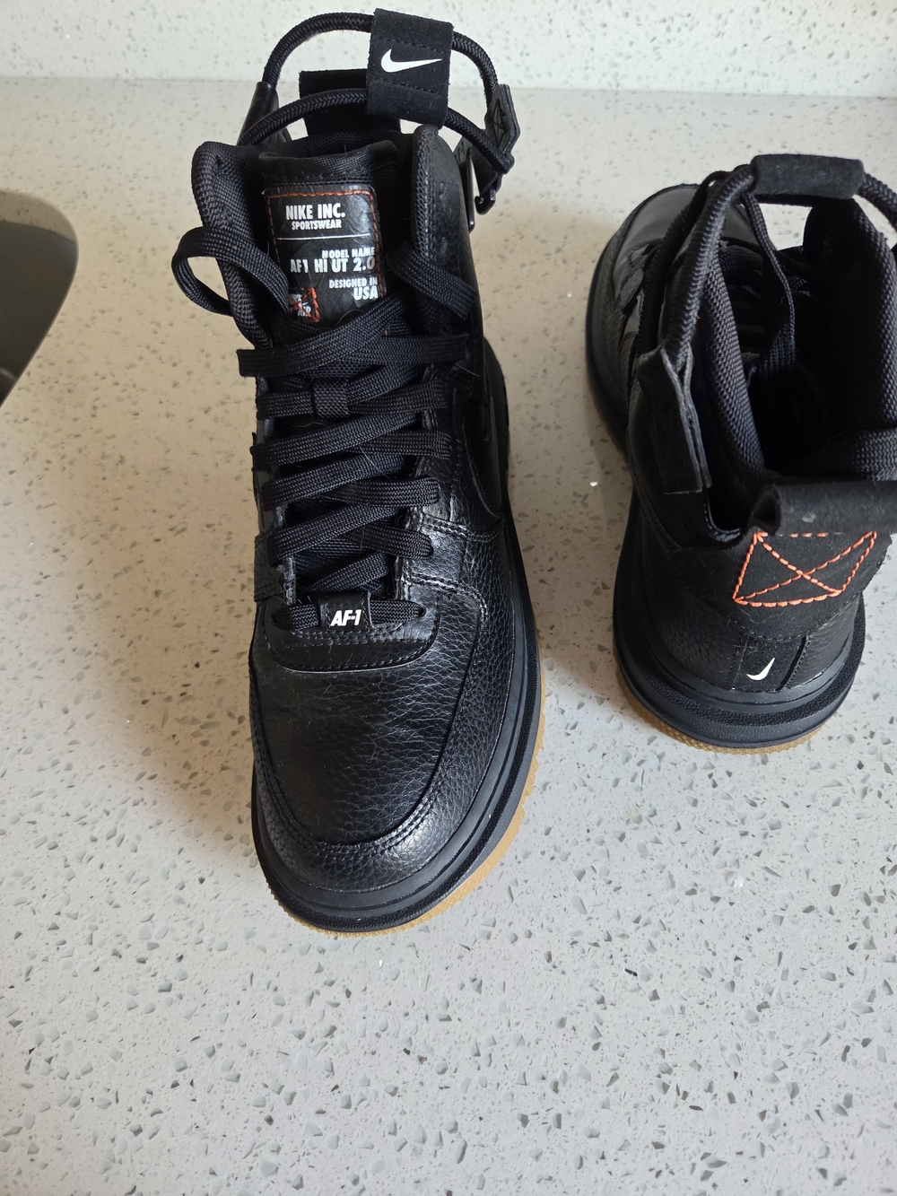 Nike Air Force One High Utility 2.0 Black-gum Classics - Picture 2 of 7